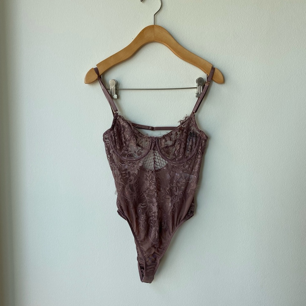 Lacy lingerie bodysuit